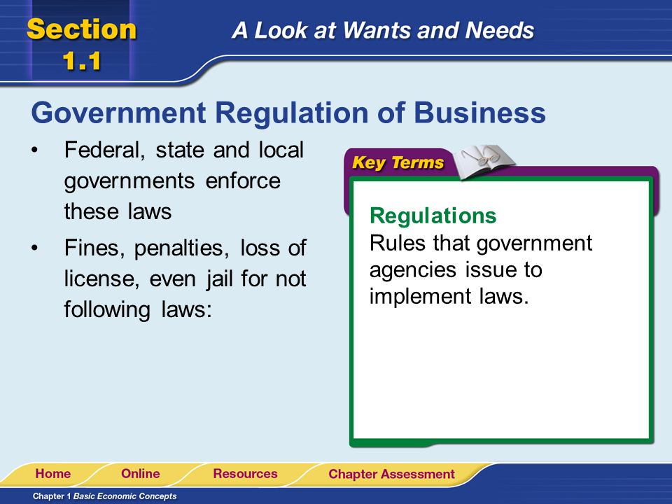 business plan government regulations in health